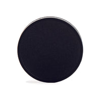 3oz Standard Glass Jar - Black Plastic Screw Lid