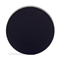 5oz Standard Glass Jar - Black Plastic Screw Lid