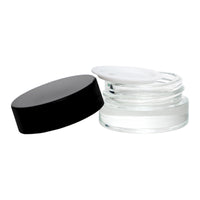 10ml Glass Shoulderless Screw Top Jars w/Grooved Anti-Leak Gasket