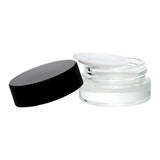 10ml Glass Shoulderless Screw Top Jars w/Grooved Anti-Leak Gasket
