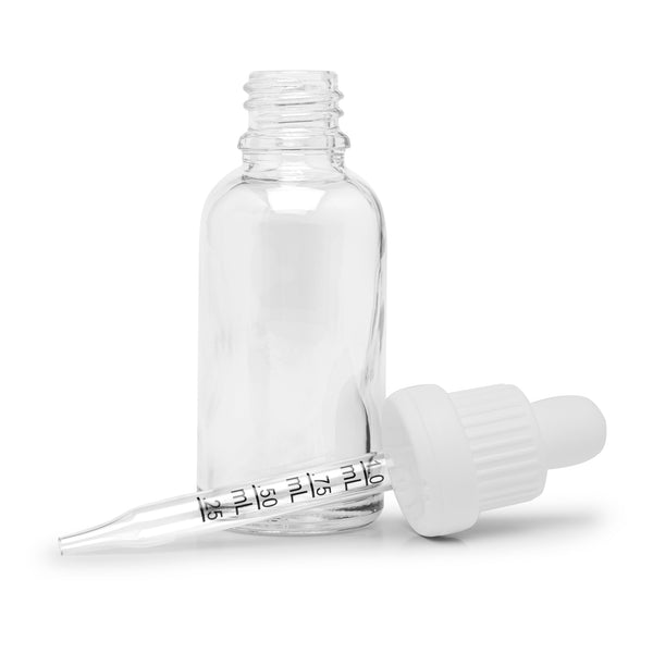 Clear Glass Bottles- 30 ml